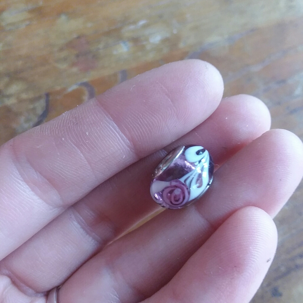 Glass Pandora bead